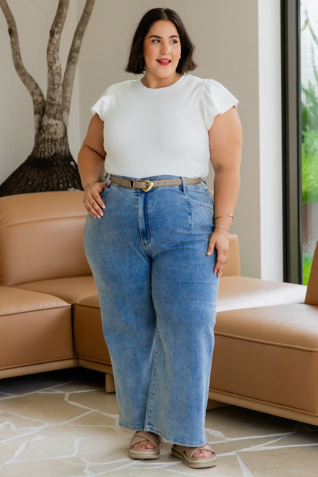 Agnes Frill Tank White - Image 3
