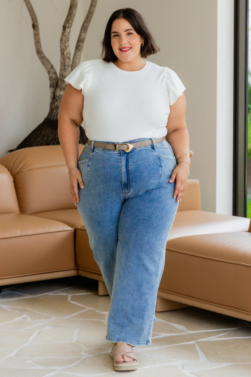 Agnes Frill Tank White - Image 6