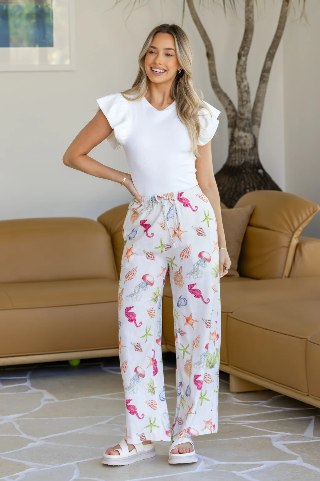 Agnes Frill Tank White - Image 7