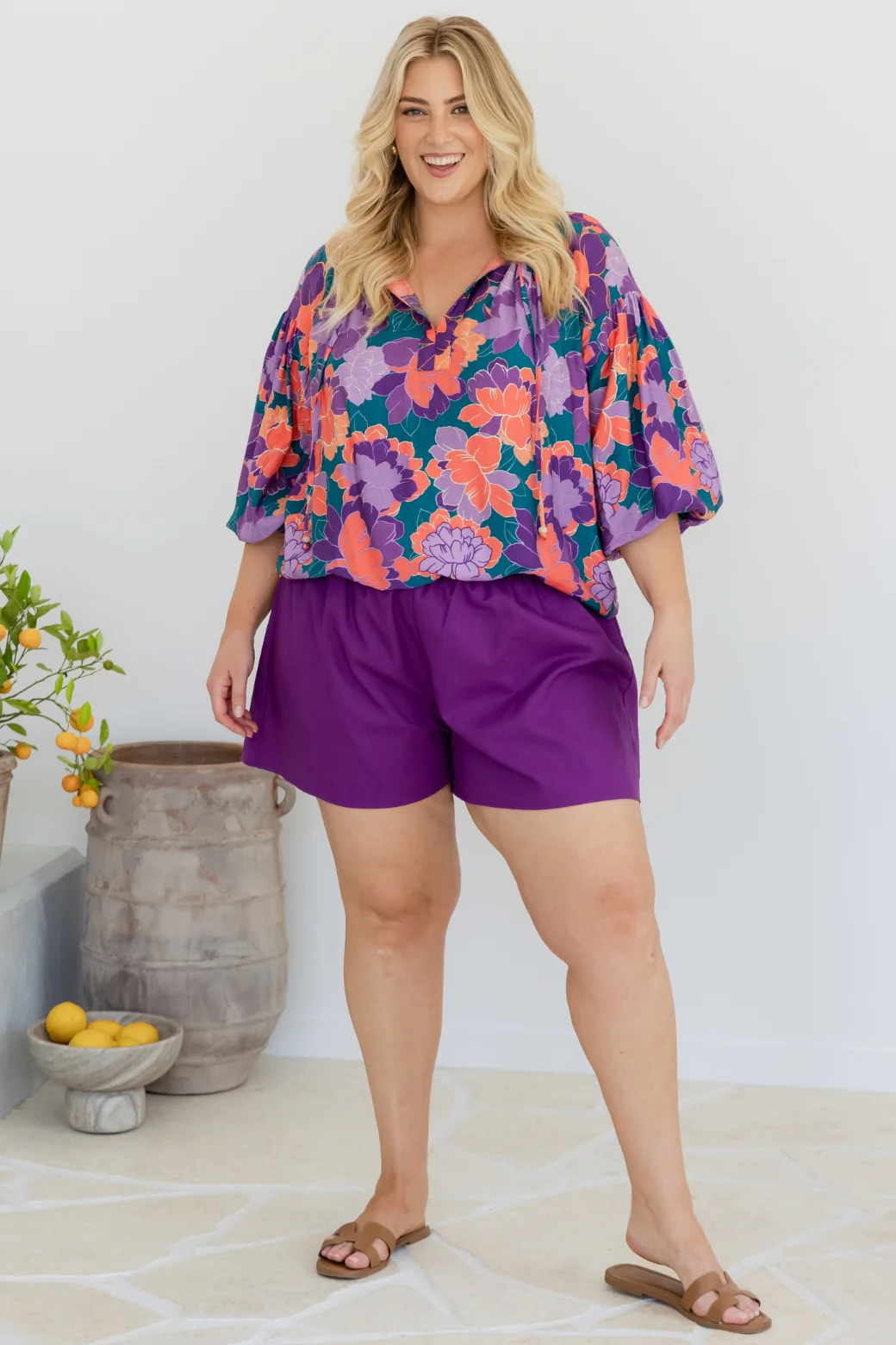 Final Sale | Angela Blouse Milan Floral Print - Image 6