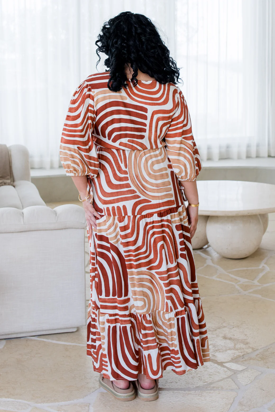 Cody Maxi Dress Mirage Print - Image 11