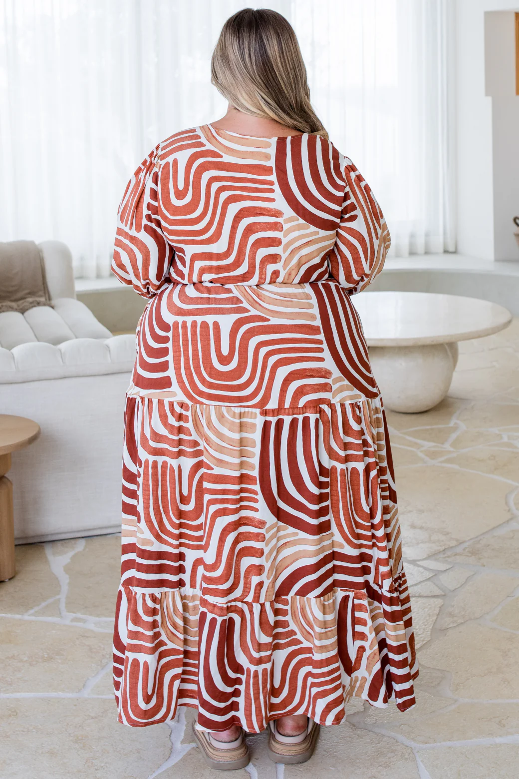 Cody Maxi Dress Mirage Print - Image 6