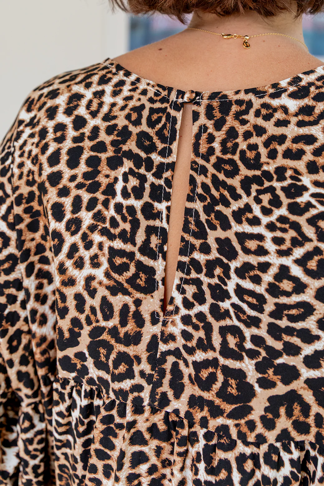 Daisy Babydoll Top Leopard Print - Image 13