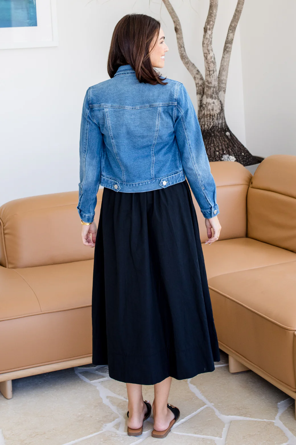 Darcy Denim Jacket 80 Vintage Wash - Image 5