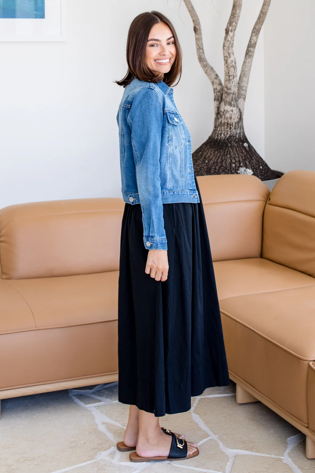 Darcy Denim Jacket 80 Vintage Wash - Image 6