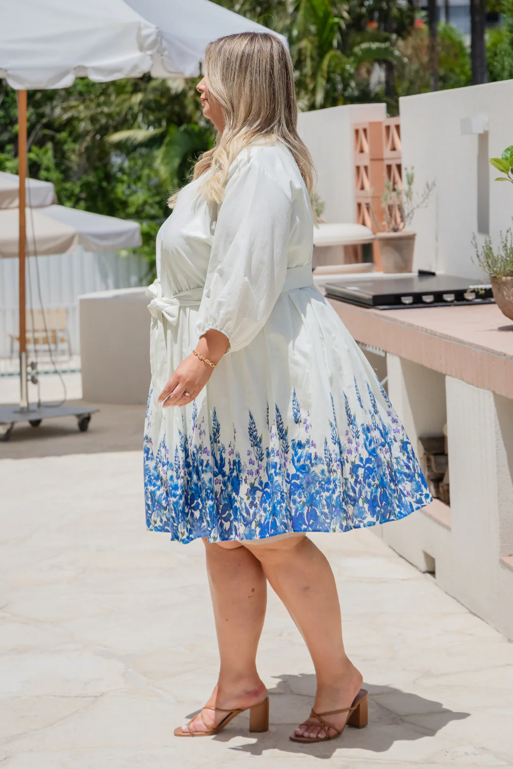 Final Sale | Elina Dress Garden Party Print - Image 5