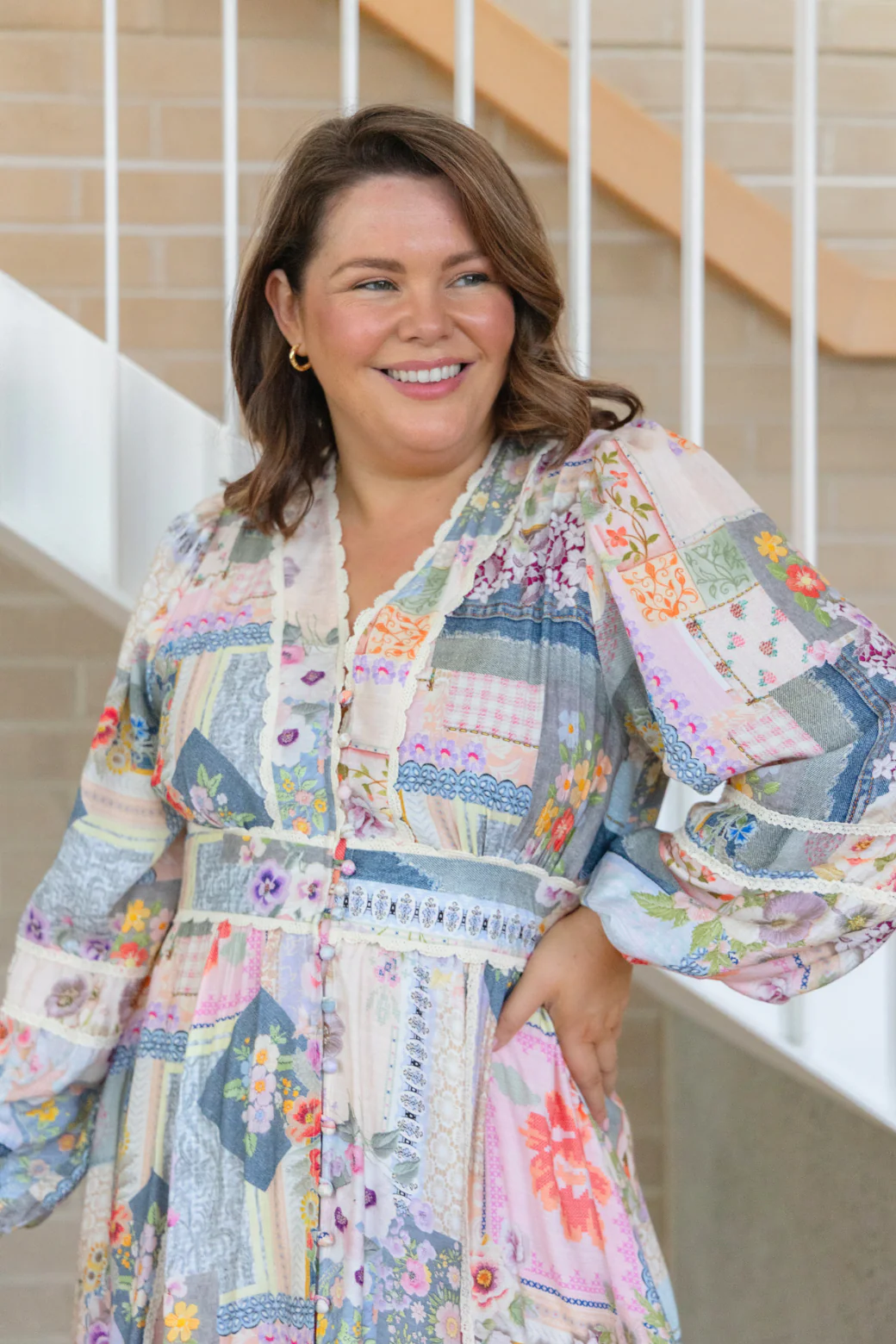 Elouise Maxi Dress Francesca Print - Image 11
