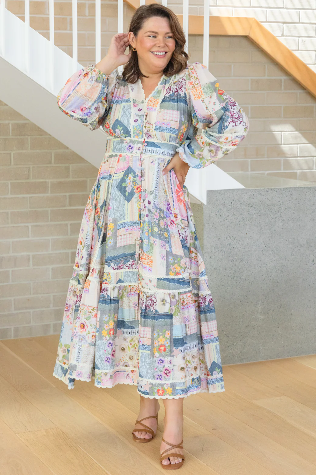 Elouise Maxi Dress Francesca Print - Image 2