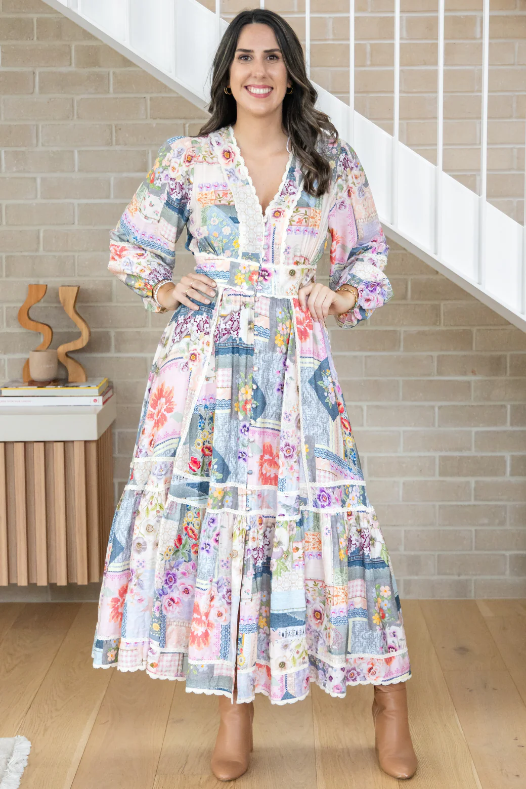 Elouise Maxi Dress Francesca Print - Image 3