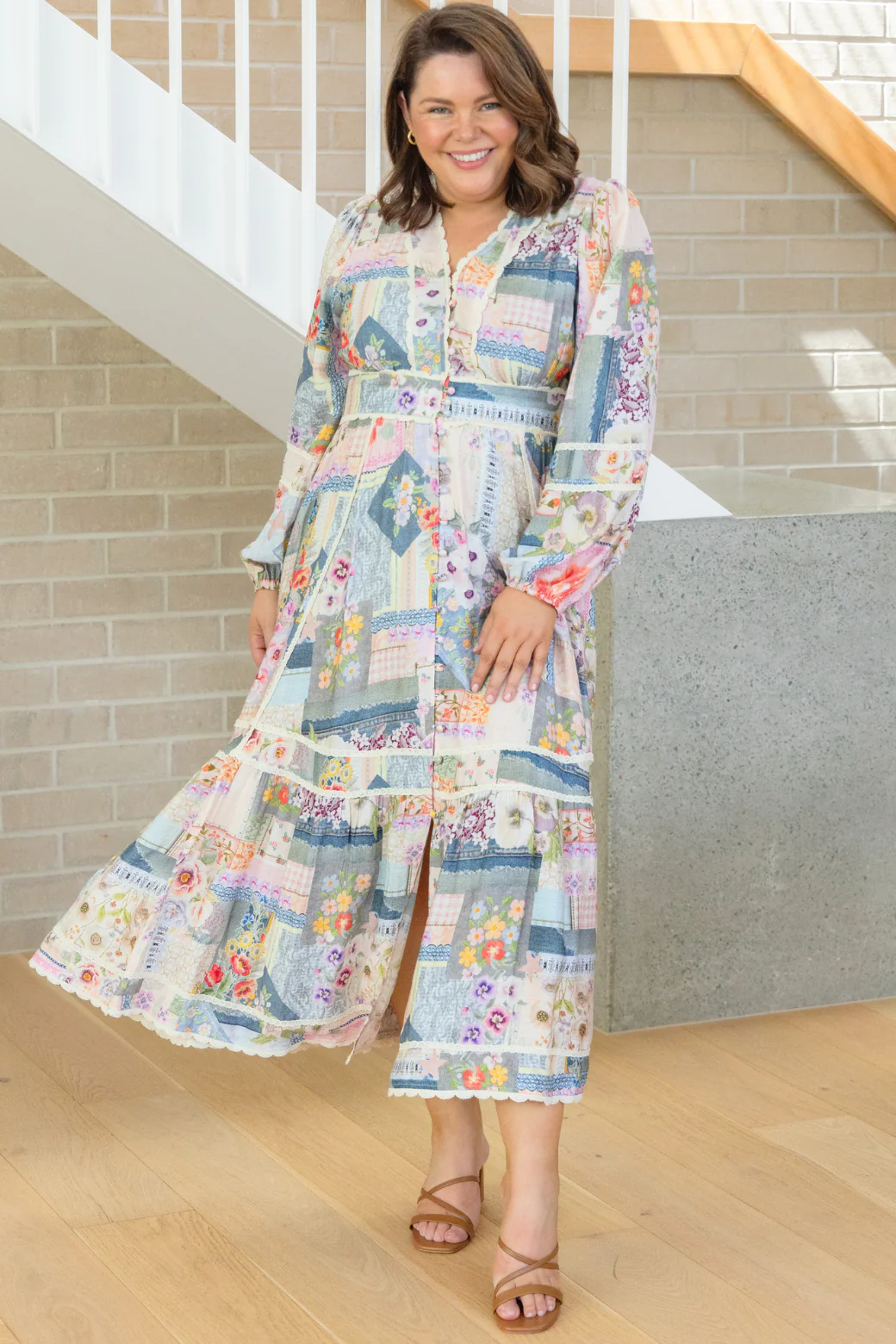 Elouise Maxi Dress Francesca Print - Image 7