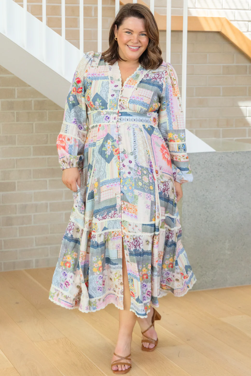 Elouise Maxi Dress Francesca Print - Image 8