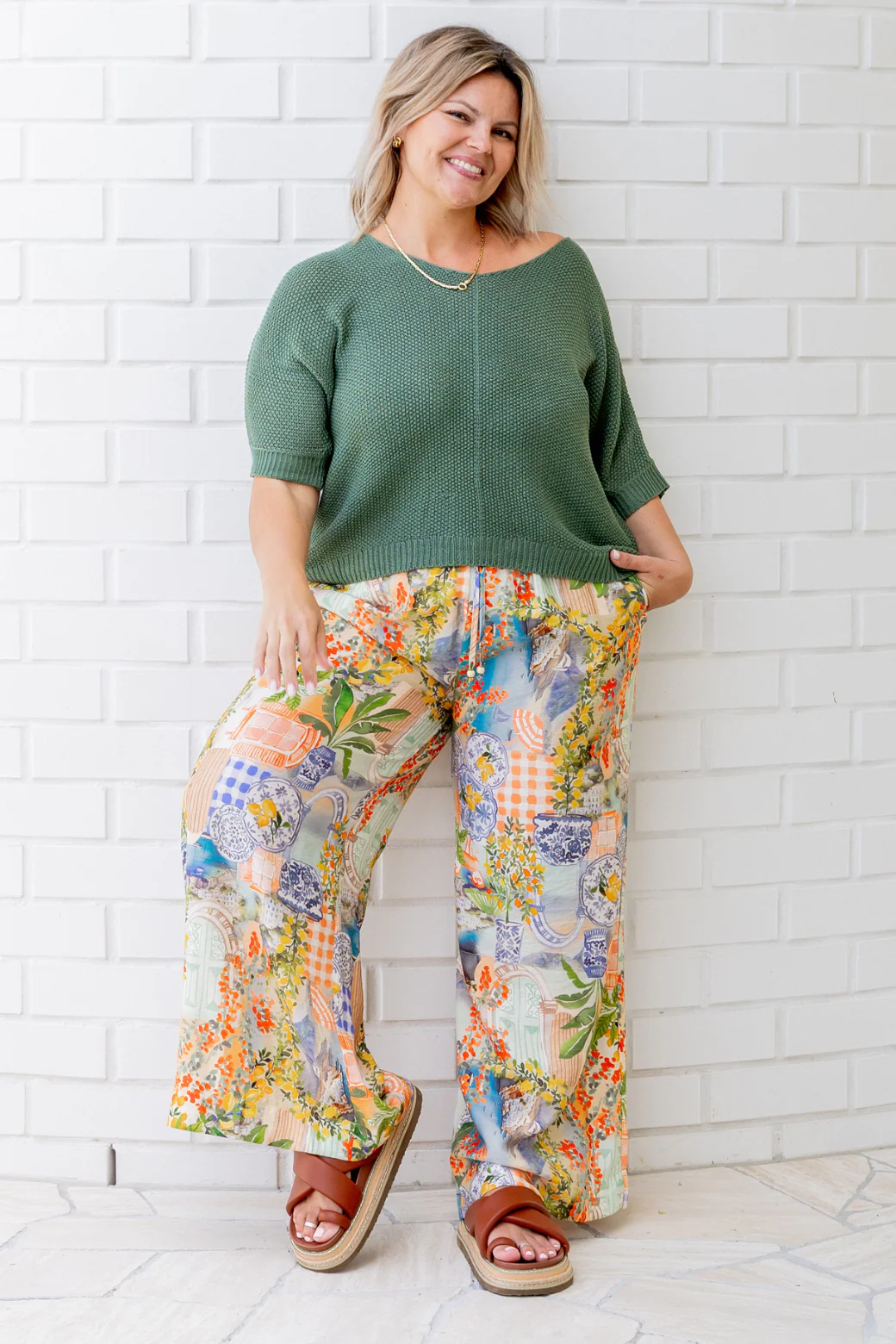 Final Sale | Harriet Pant Como Print