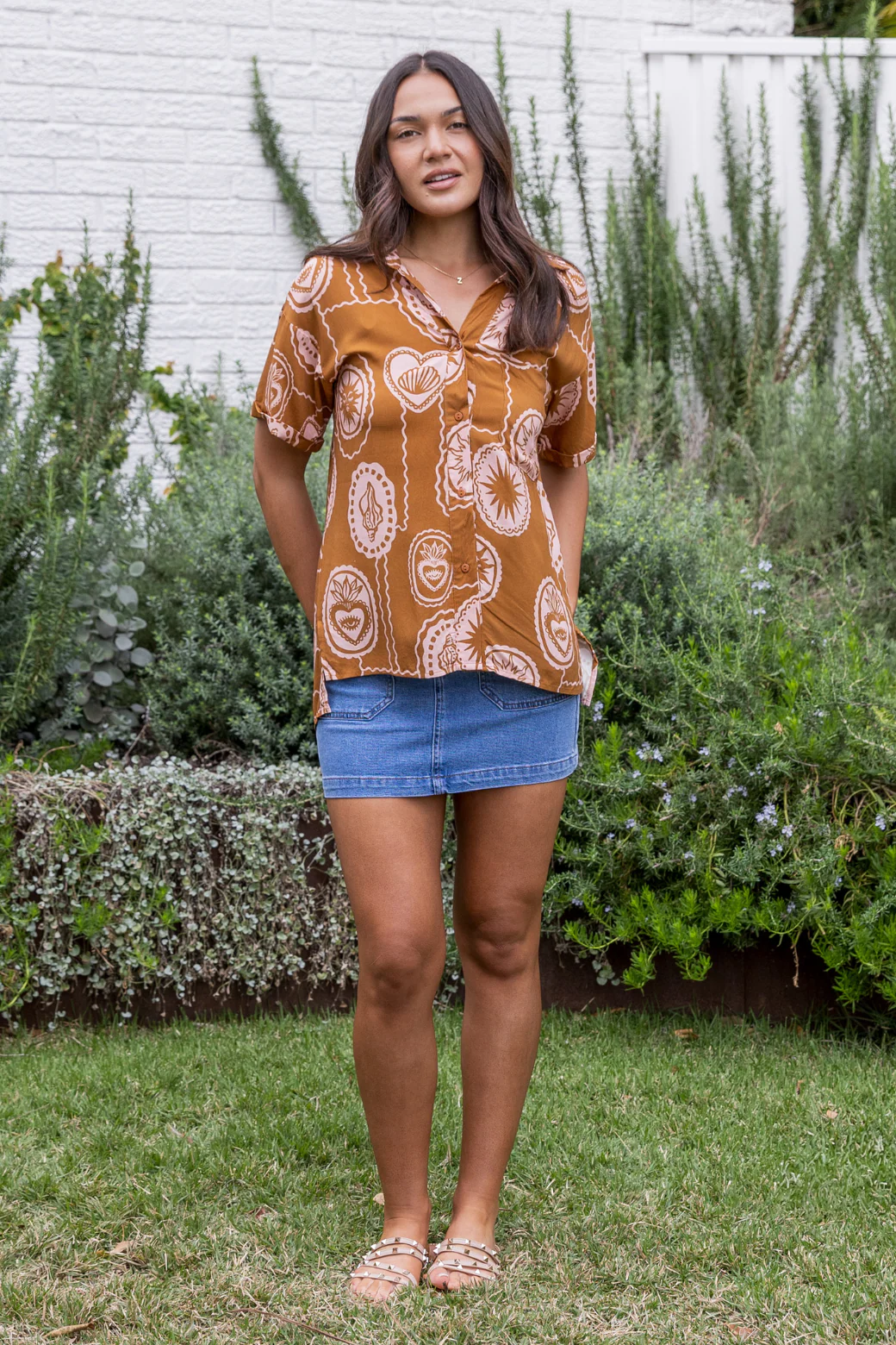 Final Sale | Hayden Shirt Mirabella Print - Image 8