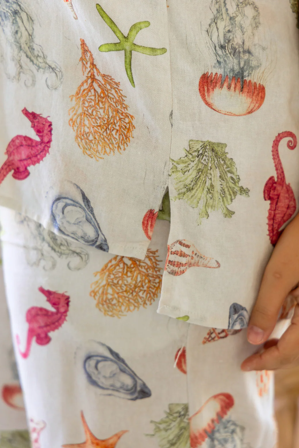 Final Sale | Hayden Shirt Seashells - Image 7