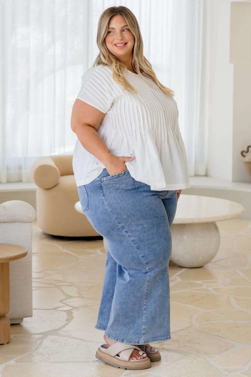 Honor Pleated Top - Image 5