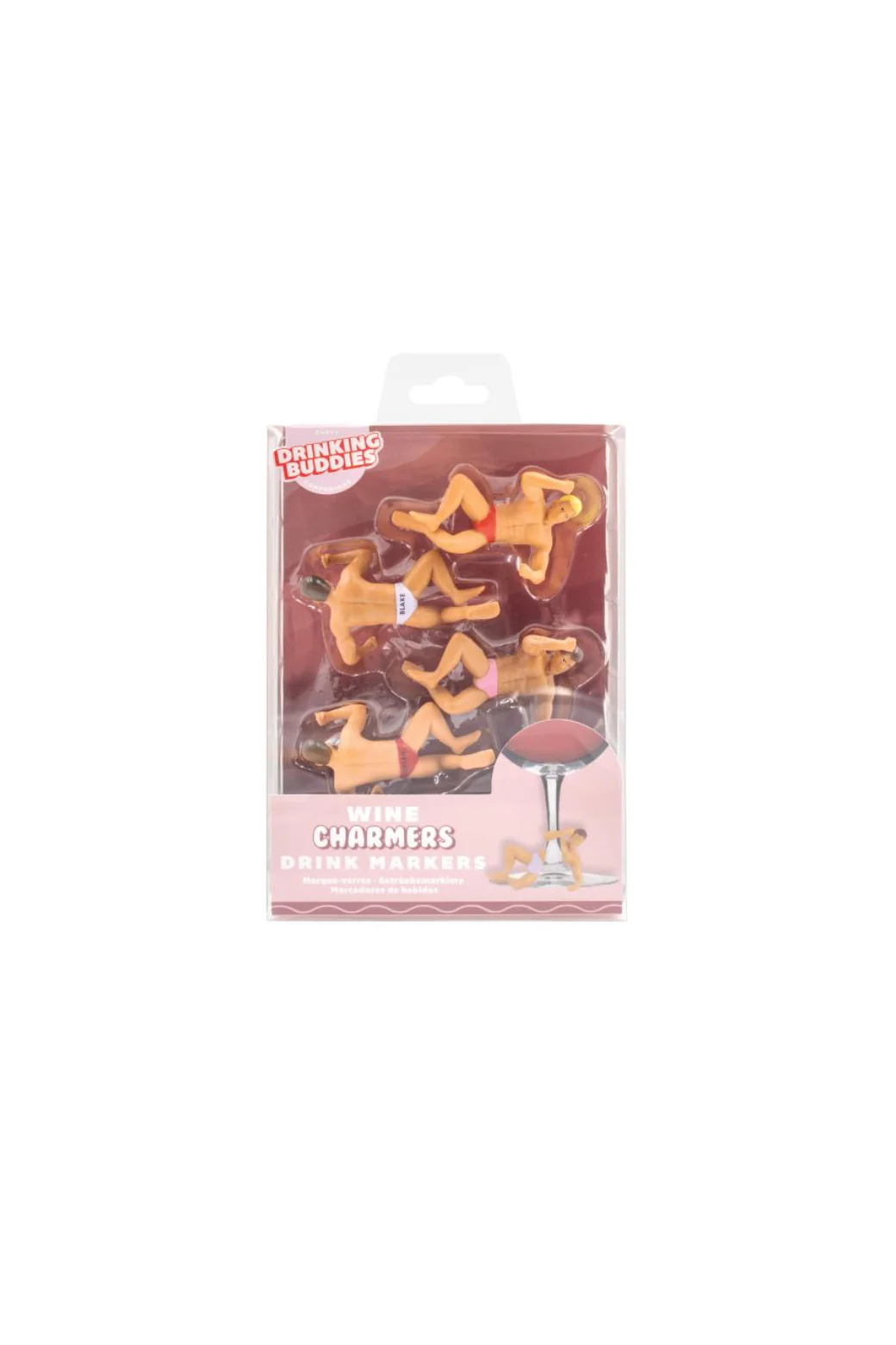Isalbi Wine Charmers Drink Markers 4pc