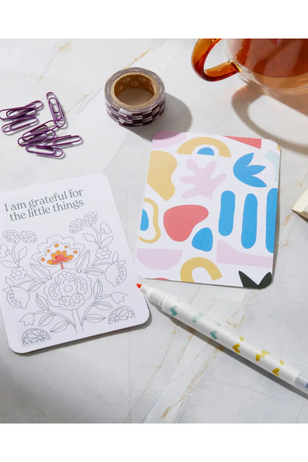 Journey of Something Colour Your Own Affirmation Cards - Image 2