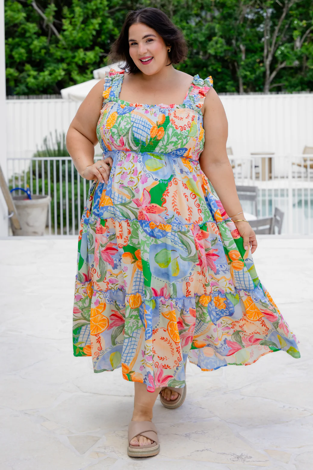 Keeley Midi Dress Cin Cin Print - Image 8