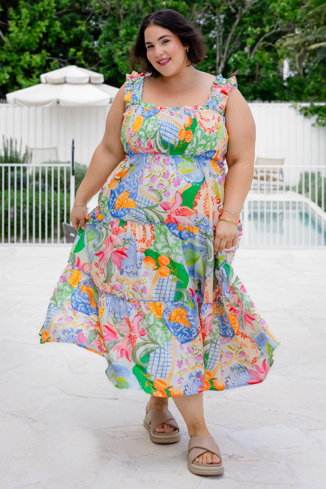 Keeley Midi Dress Cin Cin Print - Image 9