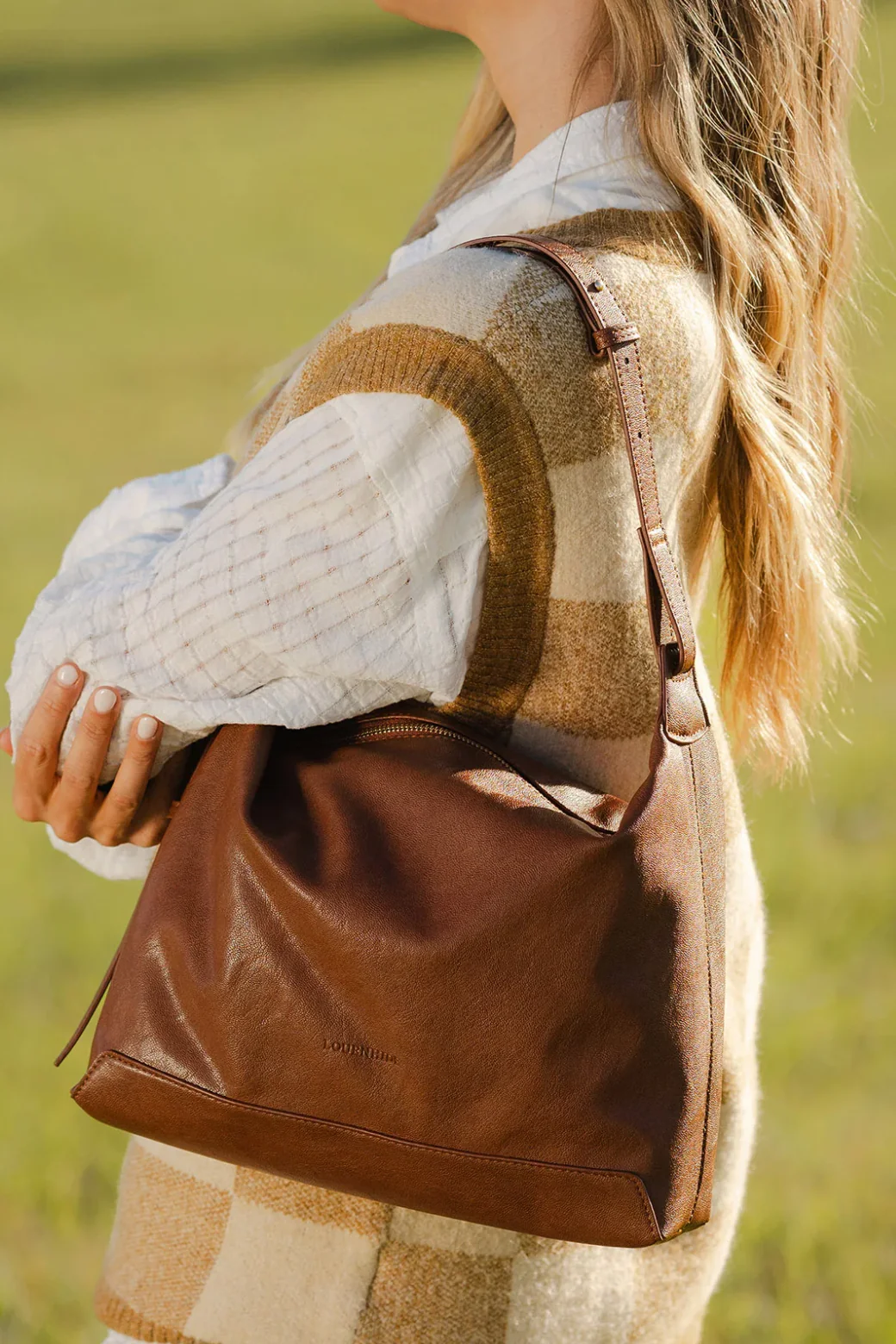 Louenhide Helena Shoulder Bag Cognac - Image 7