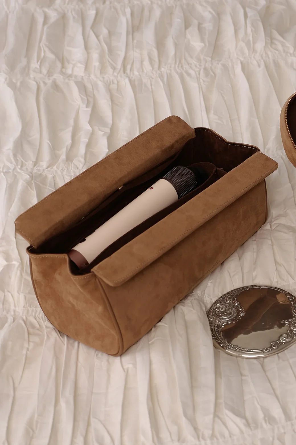 Louenhide Margot Hair Tool Travel Case Suedette Honey