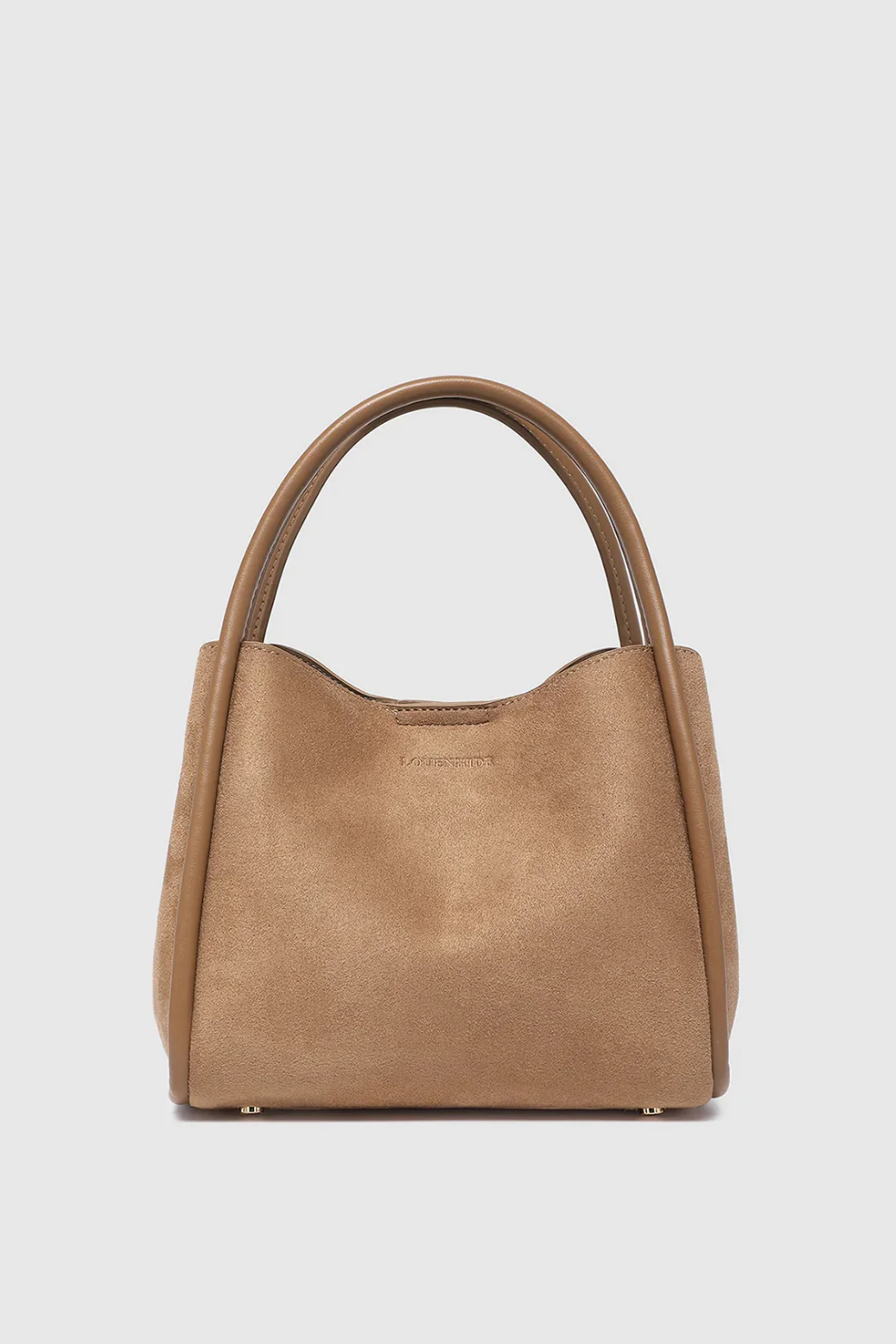 Louenhide Steffie Suedette Mini Tote Bag Honey - Image 4