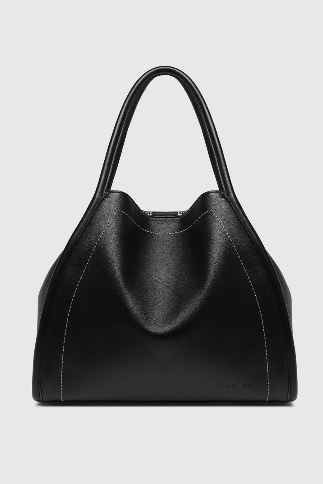 Louenhide Sutton Shoulder Bag Black Vegan Leather - Image 2