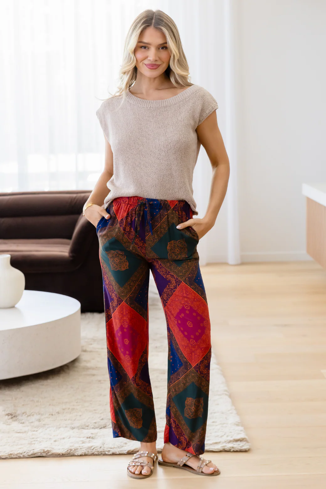 Final Sale | Nora Pant Carmen Print