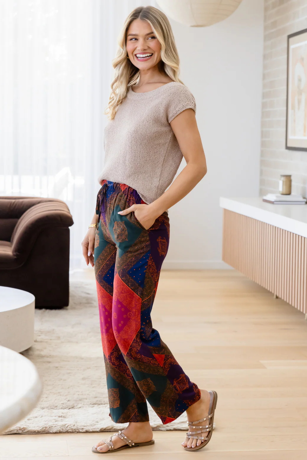 Final Sale | Nora Pant Carmen Print - Image 4
