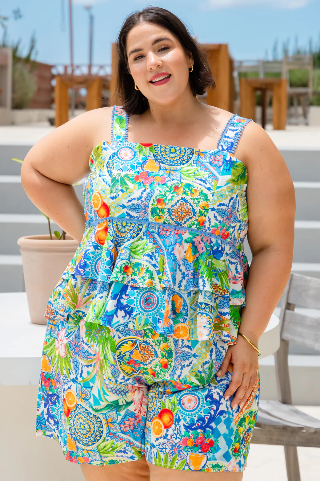 Otto Shorts Amalfi Print - Image 2