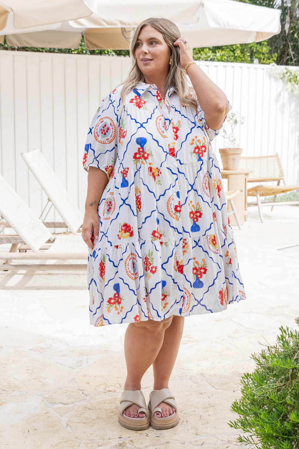 Final Sale | Parker Dress Picnic Print - Image 5