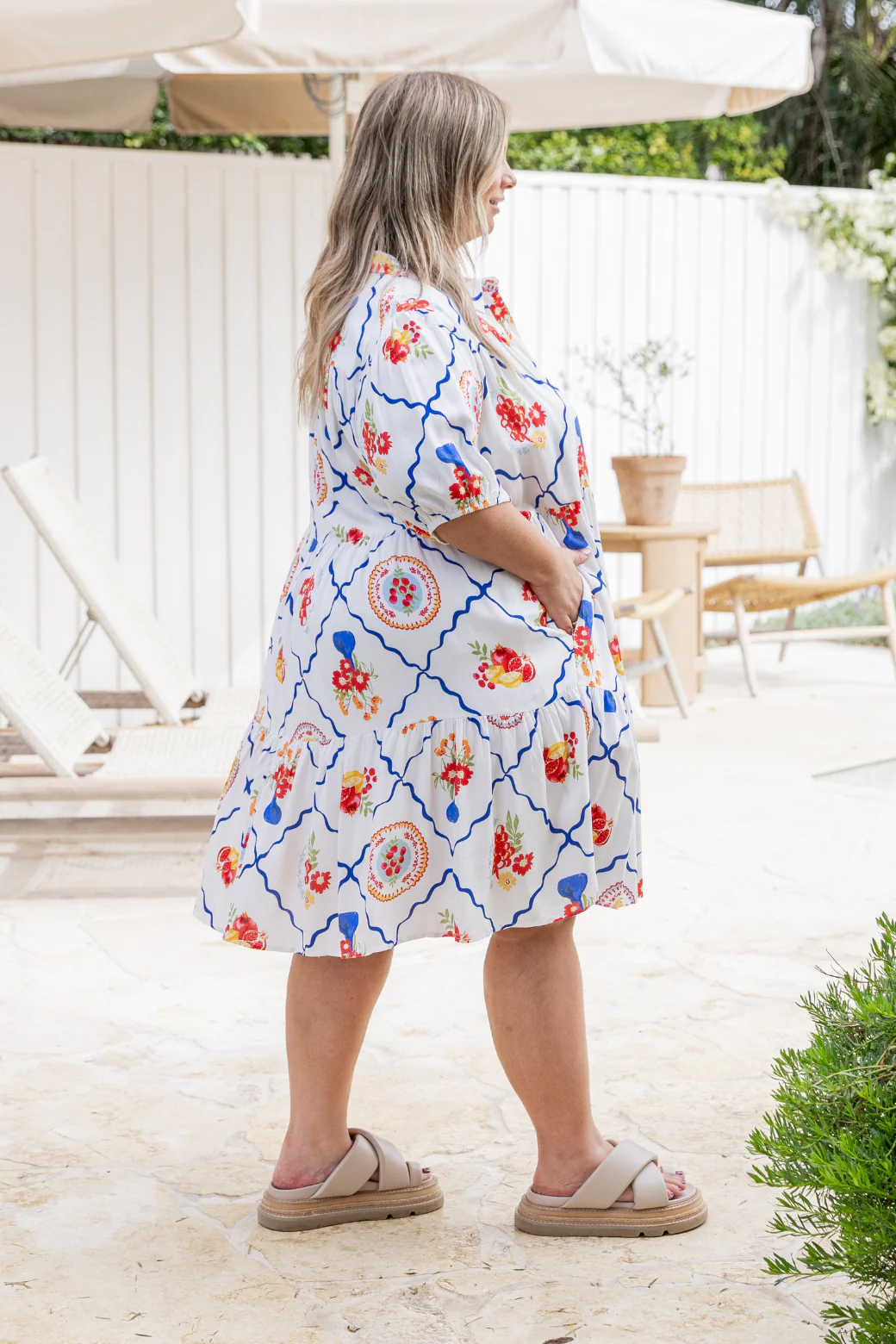 Final Sale | Parker Dress Picnic Print - Image 6