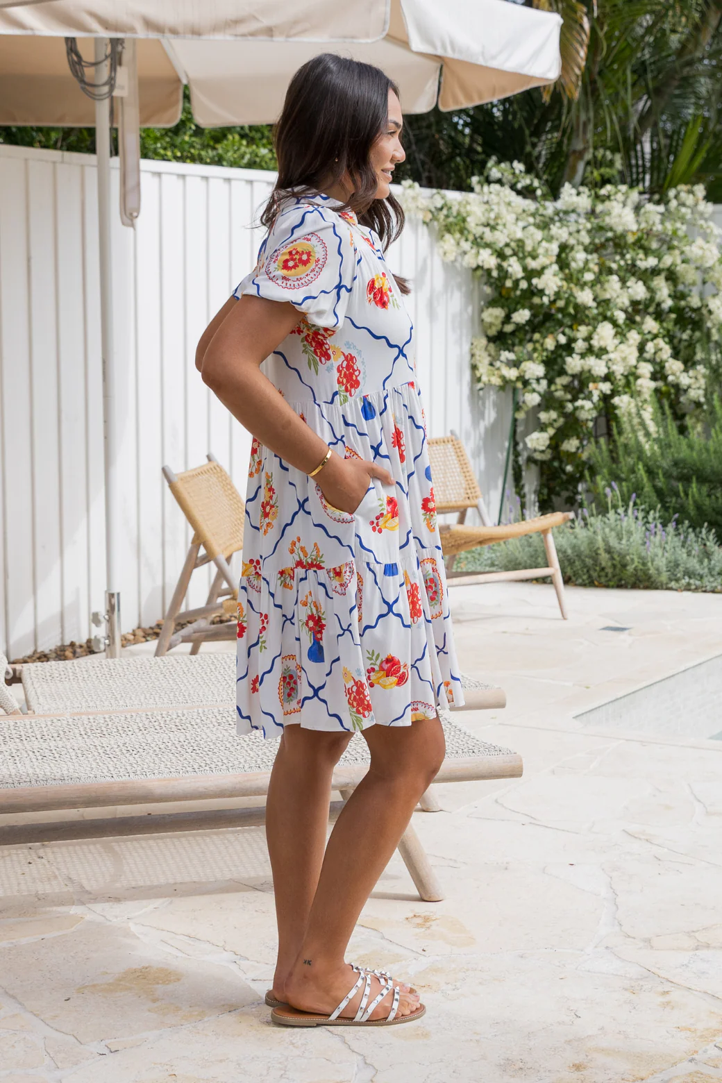 Final Sale | Parker Dress Picnic Print - Image 7