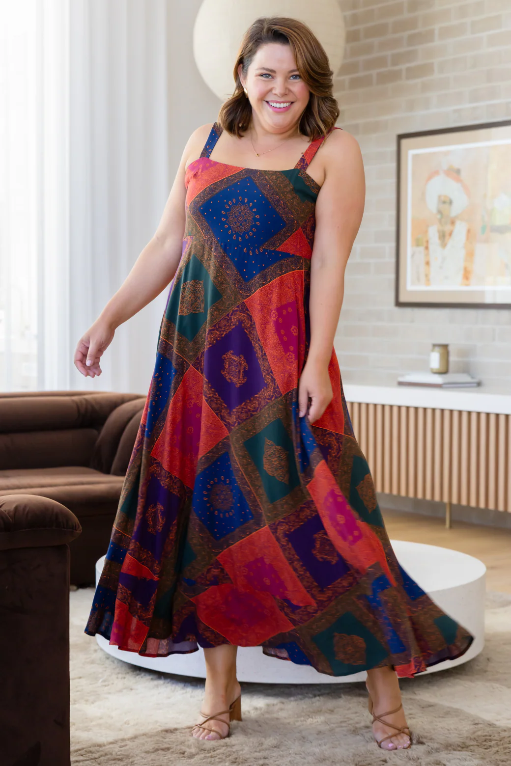 Final Sale | Primrose Maxi Dress Carmen Print - Image 3