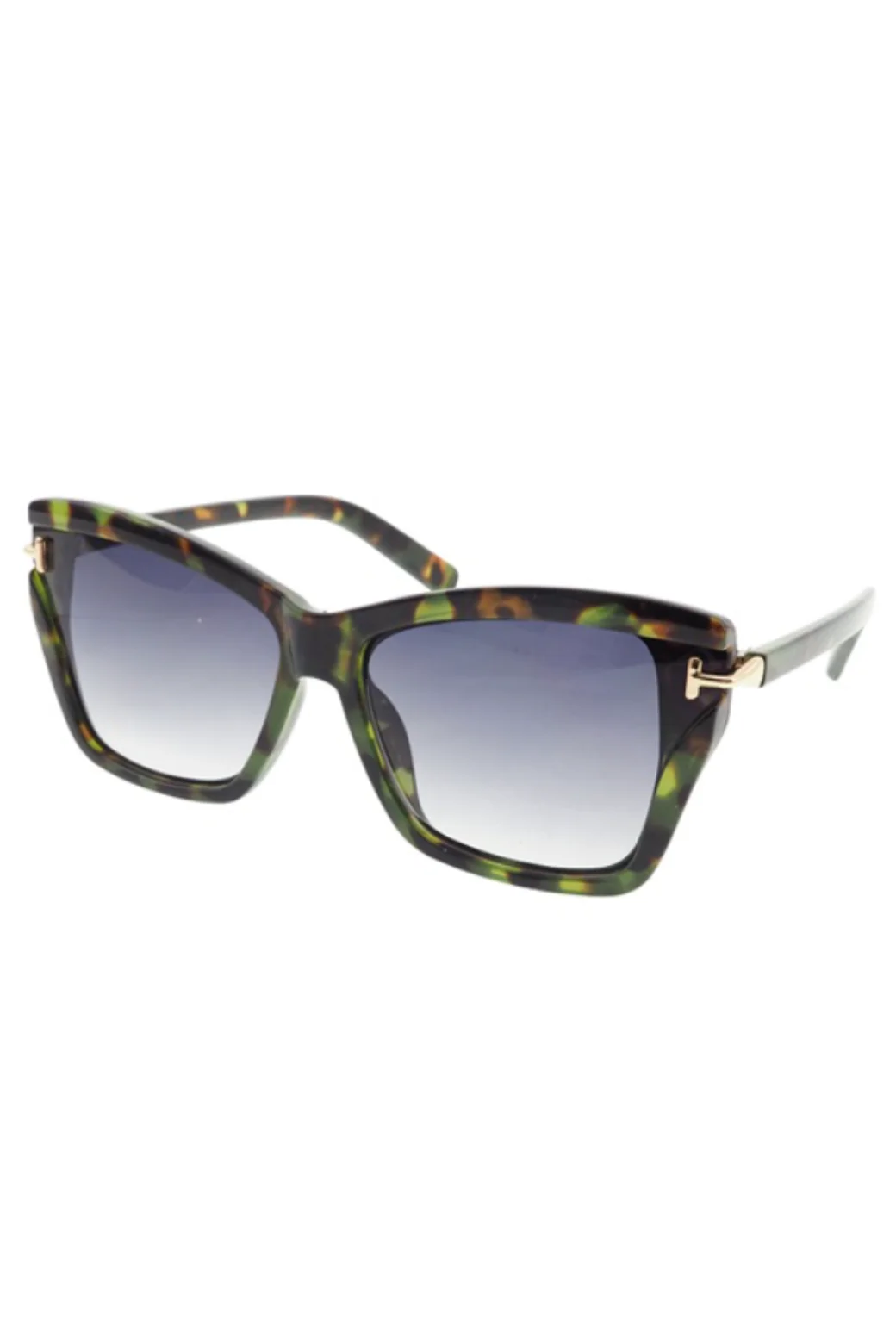 Rachel Olive Tortoise Shell Sunglasses