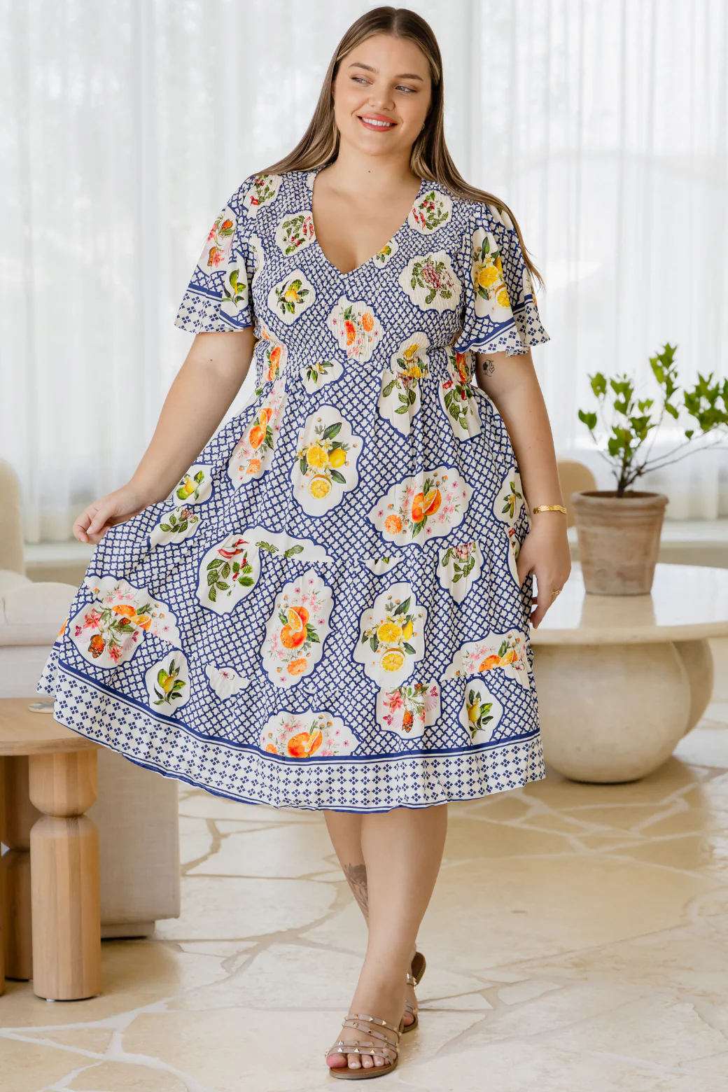 Rigby Dress Hastings Print - Image 4