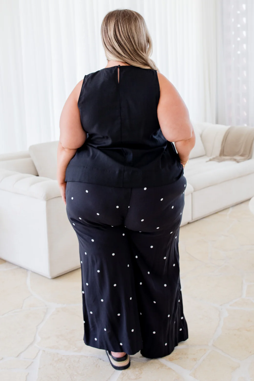Ruby Pleated Shell Top Black - Image 10