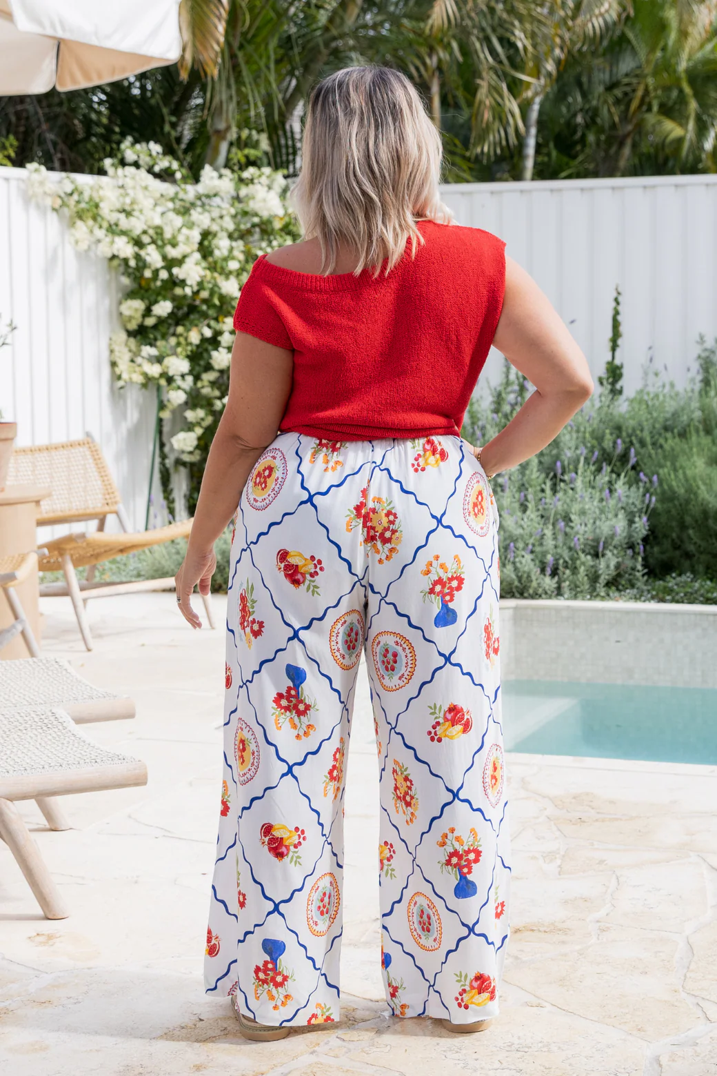 Final Sale | Sandrine Pant Picnic Print - Image 9
