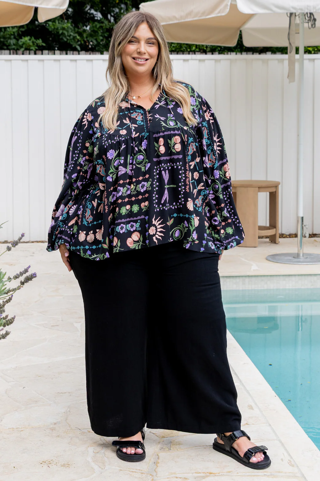 Final Sale | Scout Smock Top La Belle Print - Image 5