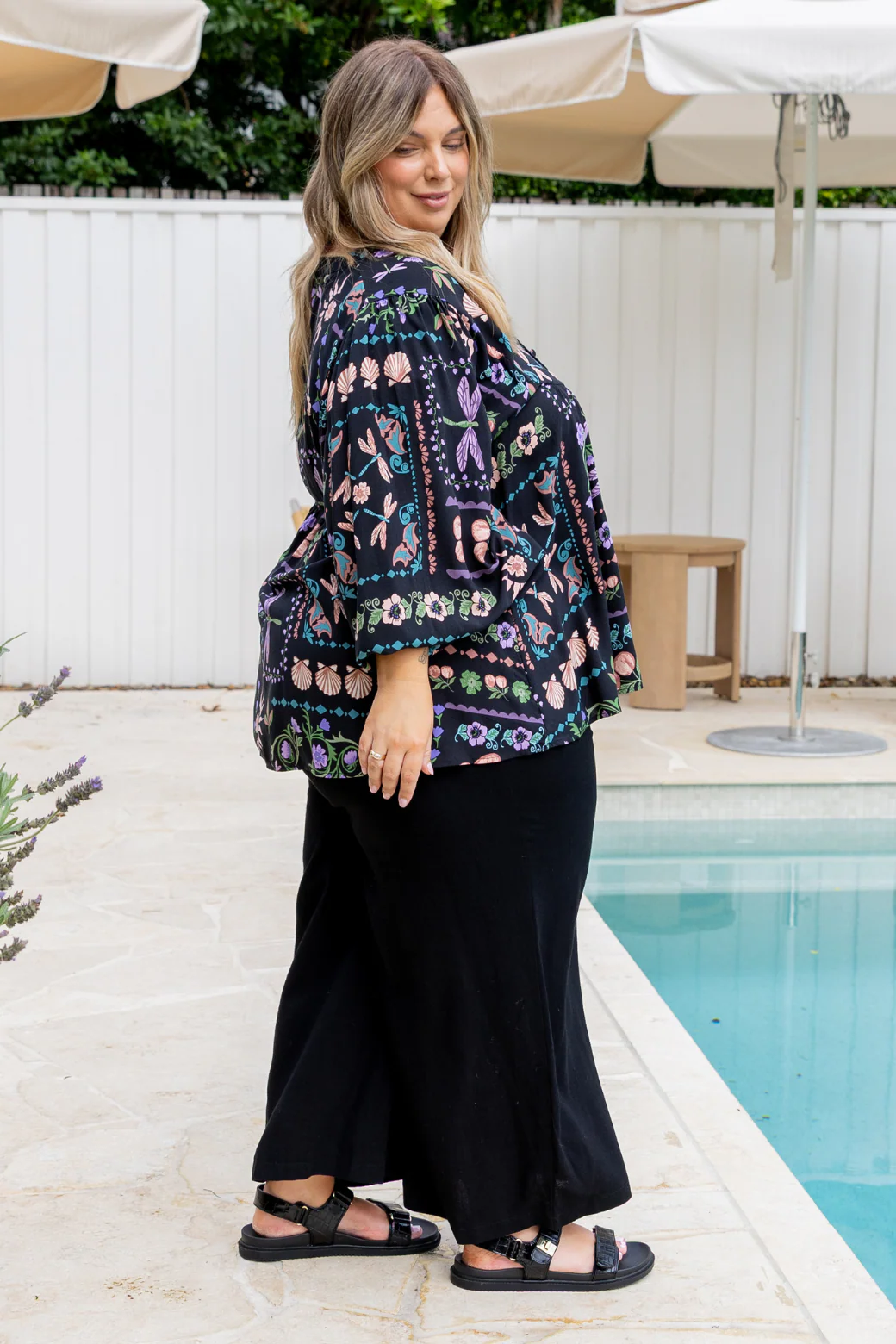Final Sale | Scout Smock Top La Belle Print - Image 7