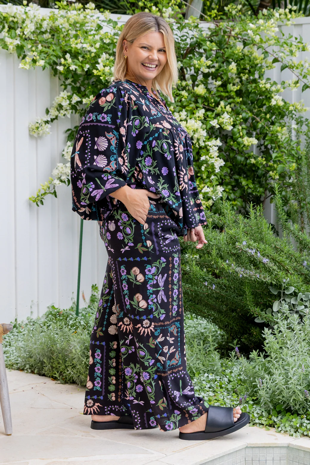 Final Sale | Scout Smock Top La Belle Print - Image 8