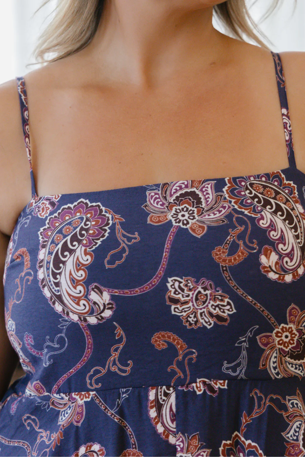 Xanthe Maxi Dress Pagonia Print Slate - Image 12
