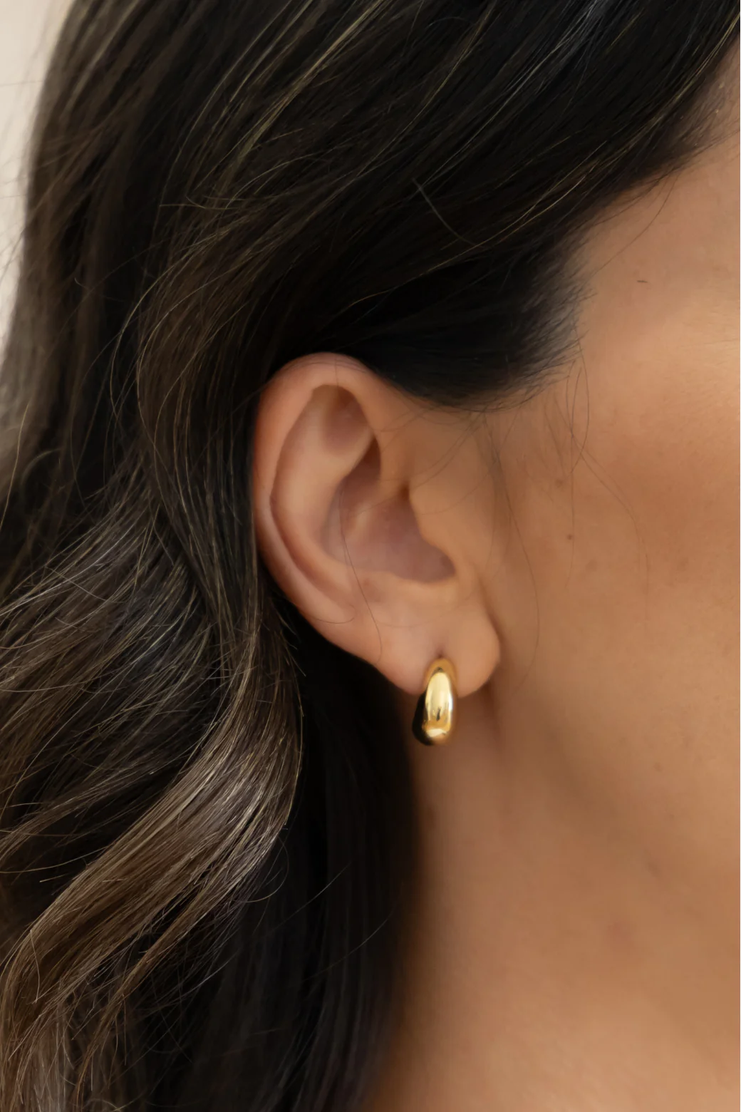 Zafino Amore Hoop Earrings Gold Plated - Image 2