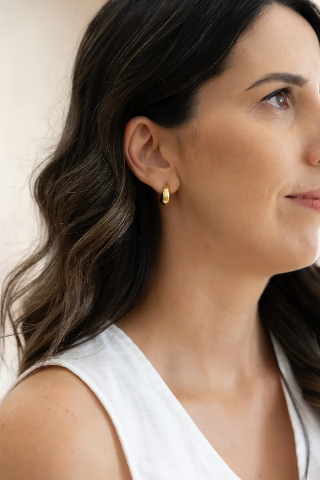 Zafino Amore Hoop Earrings Gold Plated - Image 3