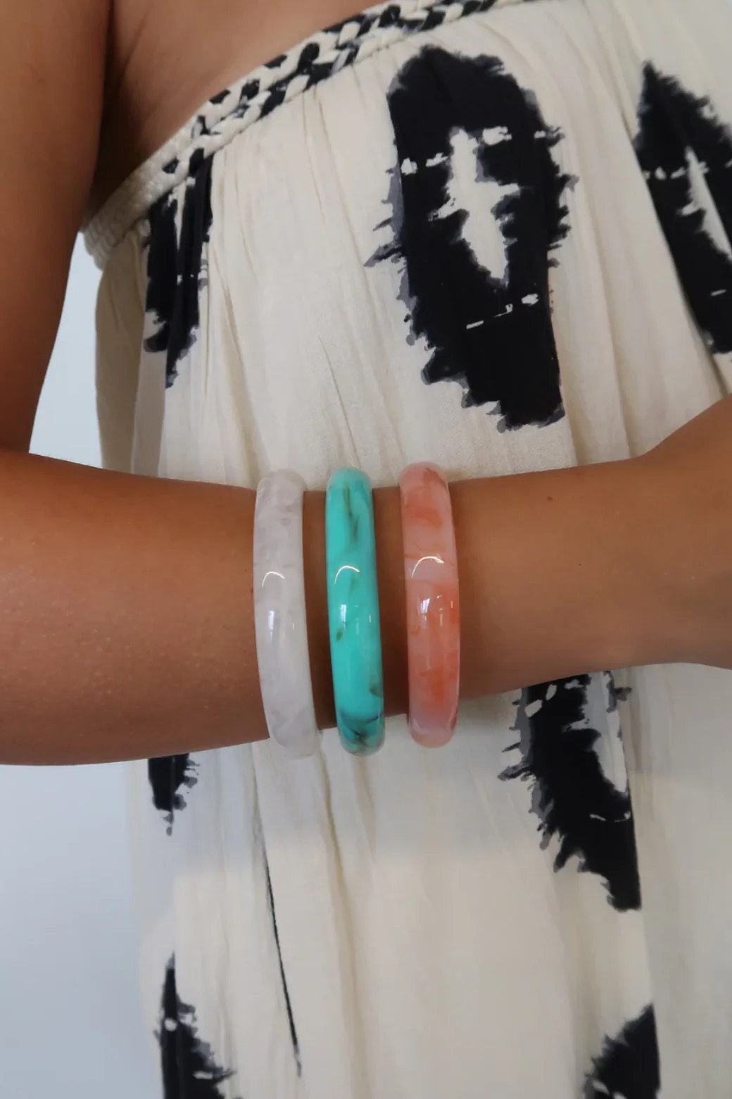 Zafino Leilani Bangle Teal - Image 2
