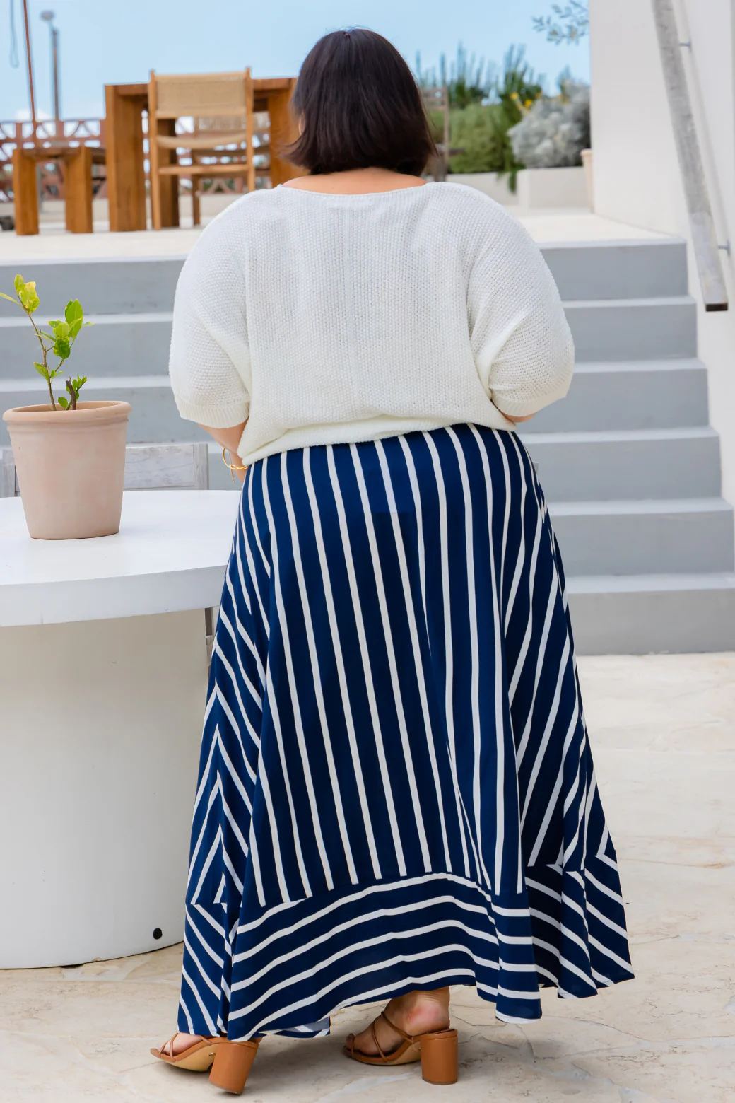 Tate Knit Top White - Image 10