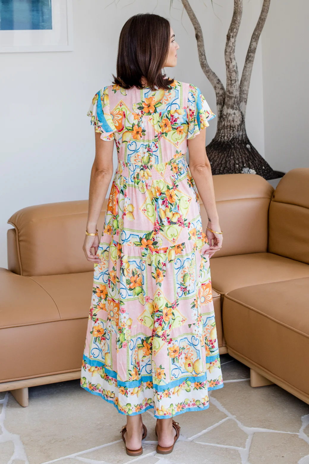 Zoe Maxi Dress Capri Print - Image 11