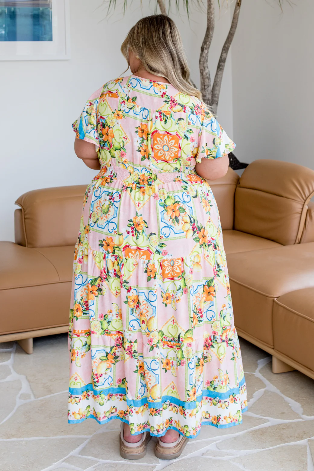 Zoe Maxi Dress Capri Print - Image 7
